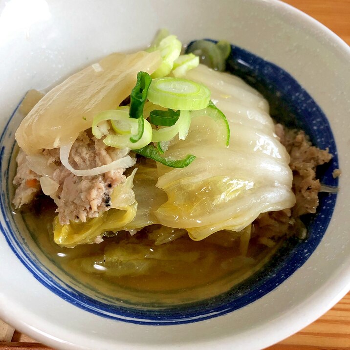 簡単☆ひき肉と白菜の重ね煮